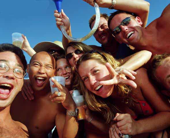 This is what Google tells us spring break should look like...